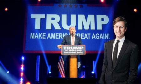 The son-in-law also rises: For Jared Kushner, championing Trump marks break with Democratic past