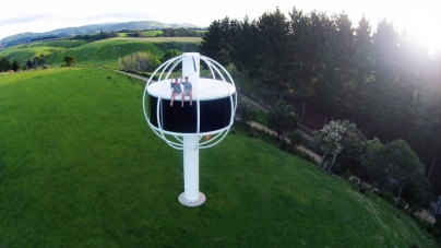 This futuristic treehouse has an automated beer dispenser and shuts down in ‘zombie mode’