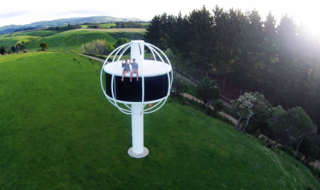 This futuristic treehouse has an automated beer dispenser and shuts down in ‘zombie mode’