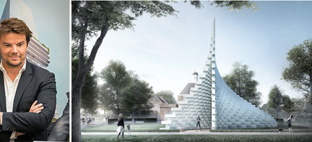 Bjarke Ingles designs Lego-like pavilion for Serpentine Gallery in London