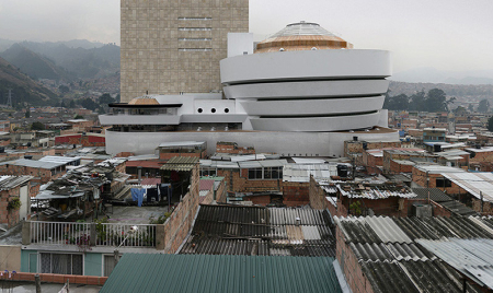 The Guggenheim Superimposed On a Struggling Colombian City Highlights Urban Identity