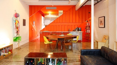 A Shipping Container Tower Transformed this Brooklyn Carriage House