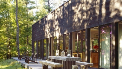 Vacation at a Glass Cabin in the Woods of Upstate New York for $300/Night