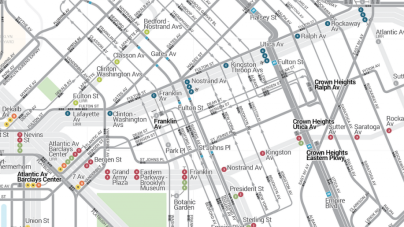 Mapping Subways, Buses, and Free Transfers in One Place