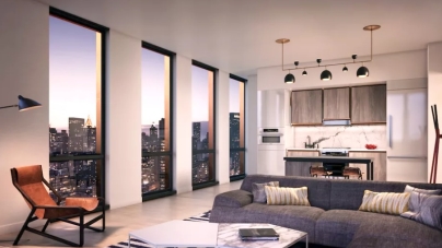Renderings Revealed for SHoP-Designed Interiors at the American Copper Buildings