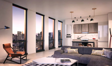 Renderings Revealed for SHoP-Designed Interiors at the American Copper Buildings