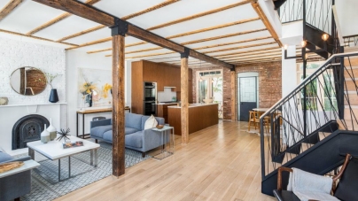 $4M 19th century brick townhouse in Williamsburg masquerades as a loft