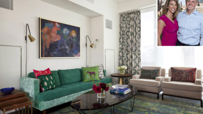 A Chelsea condo goes from boring box to castle of color