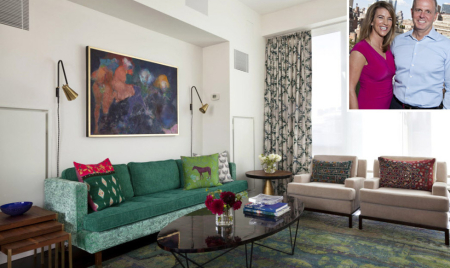 A Chelsea condo goes from boring box to castle of color