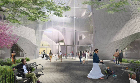 Revised Museum of Natural History Expansion files with LPC, preserves more park land