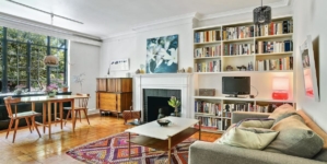 Pretty pre-war co-op in Fort Greene has two bedrooms and stylish details for under $1M